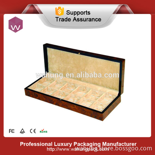 wooden cufflink packaging box (WH-0014)